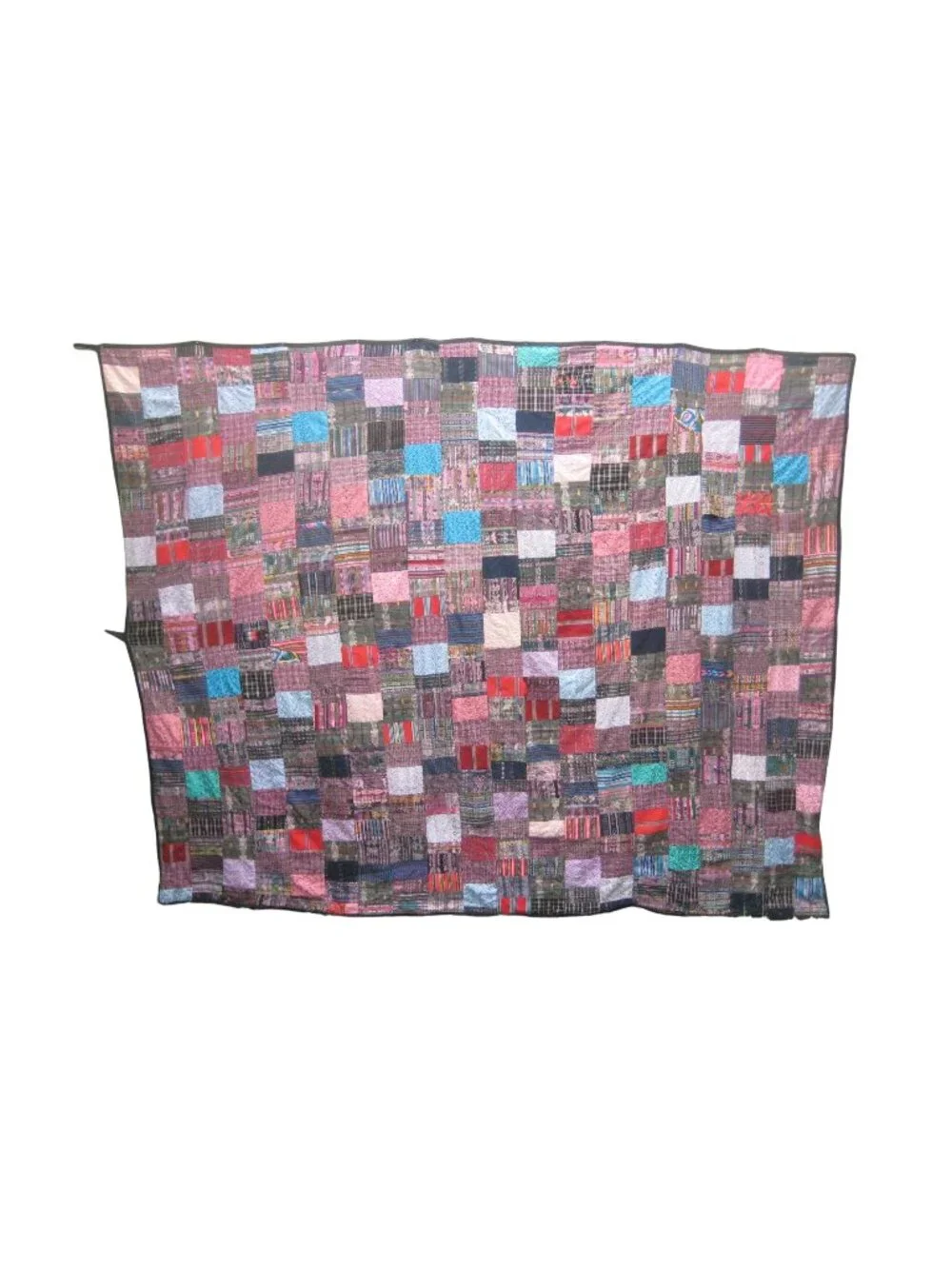 Quilt Design Patches Tapestry Wall Hanging 74 x 104 in Boho Chic Blanket Handcra
